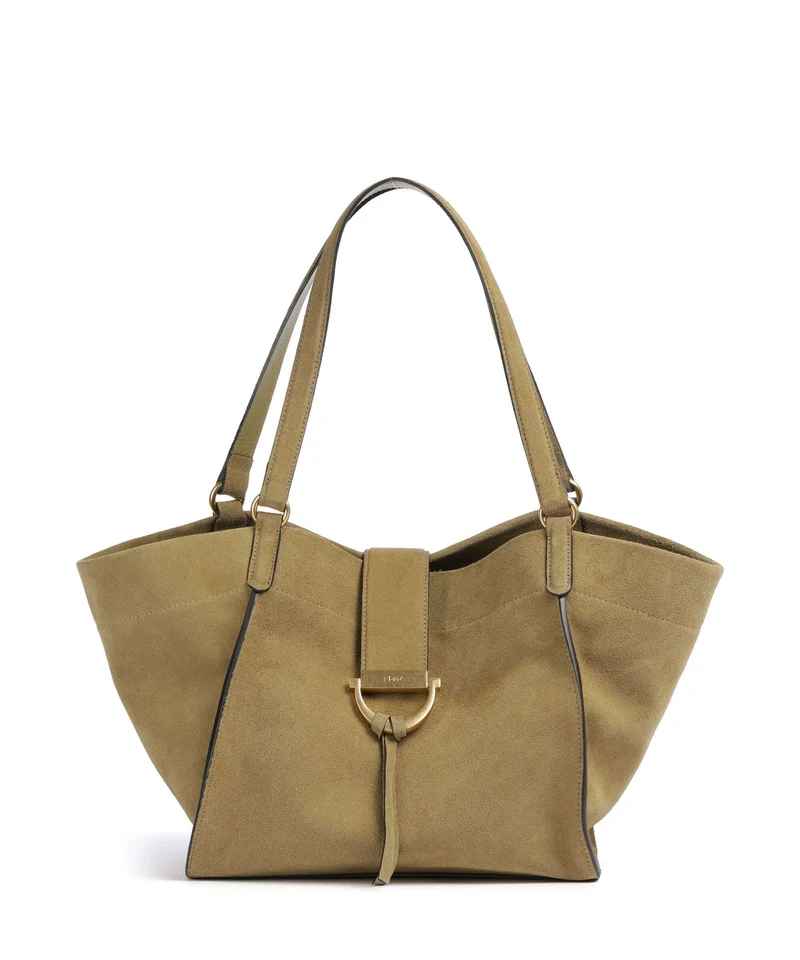 Abro Suede Temi Borsa shopper mud