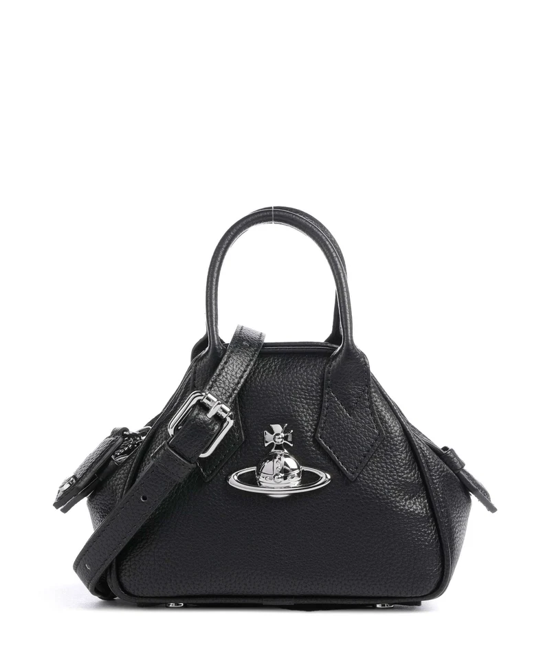 Vivienne Westwood Yasmine Grain Mini Borsa a tracolla black