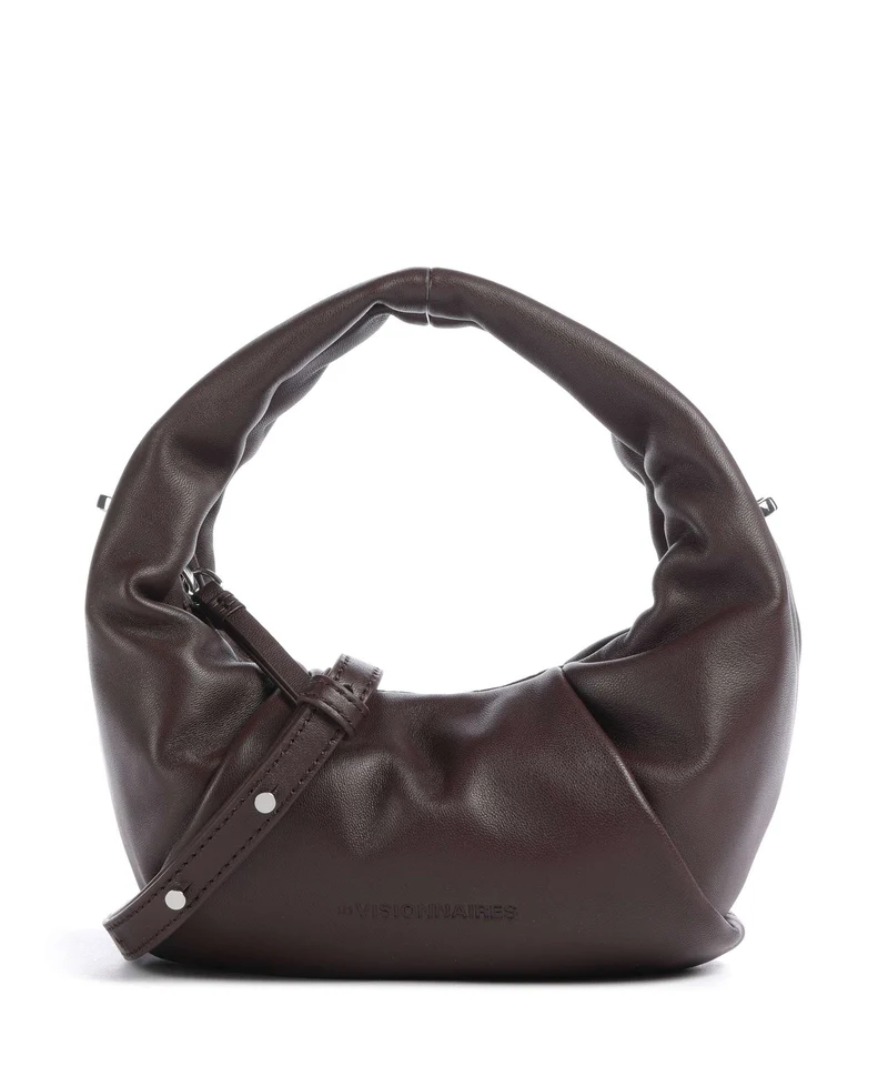 Les Visionnaires Greta Essential Silky Mini Borsa a tracolla aubergine