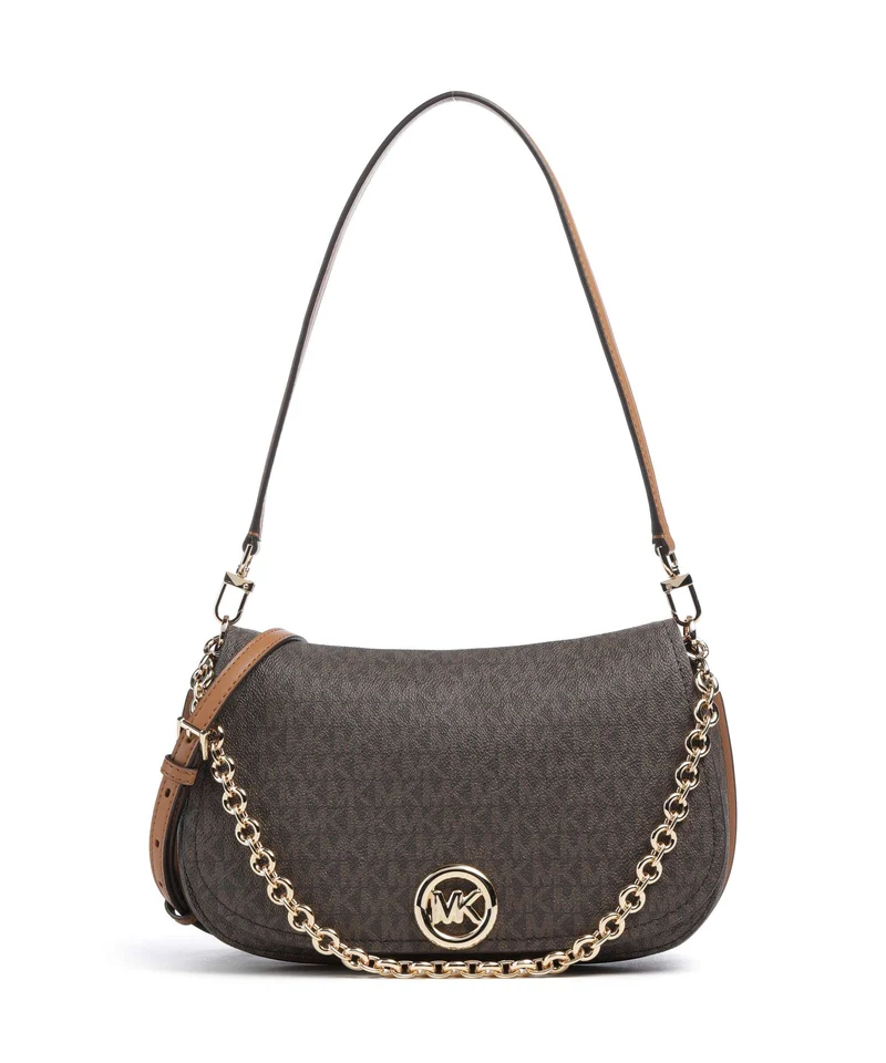 Michael Kors Nolita Medium Borsa a spalla brown/acorn