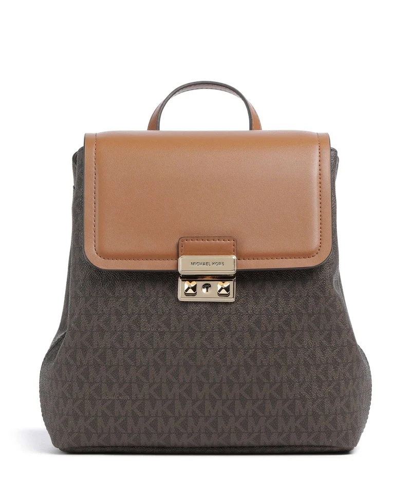 Michael Kors Tribeca Small Zaino brown/acorn