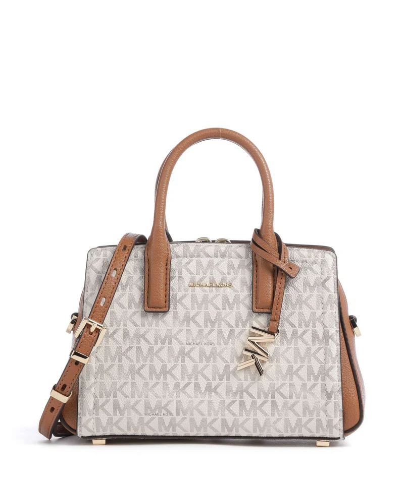 Michael Kors Laila XS Borsa a mano vanilla/acorn