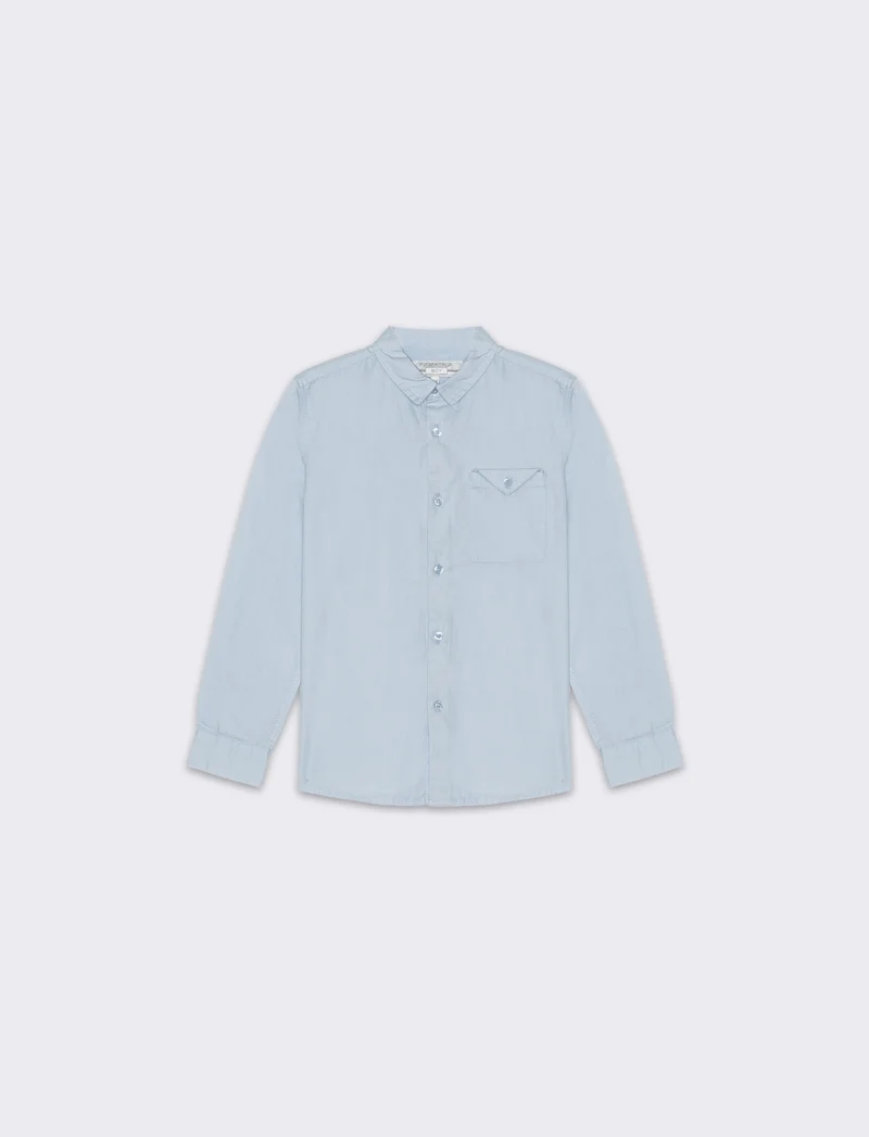 Camicia oxford da bambino - Azzurro cielo