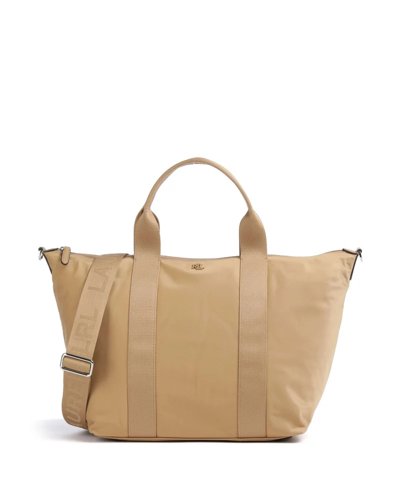 Lauren Ralph Lauren Stevie Extra Large Borsa a mano khaki