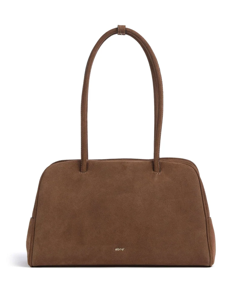 Abro Suede Amara Borsa a spalla wood