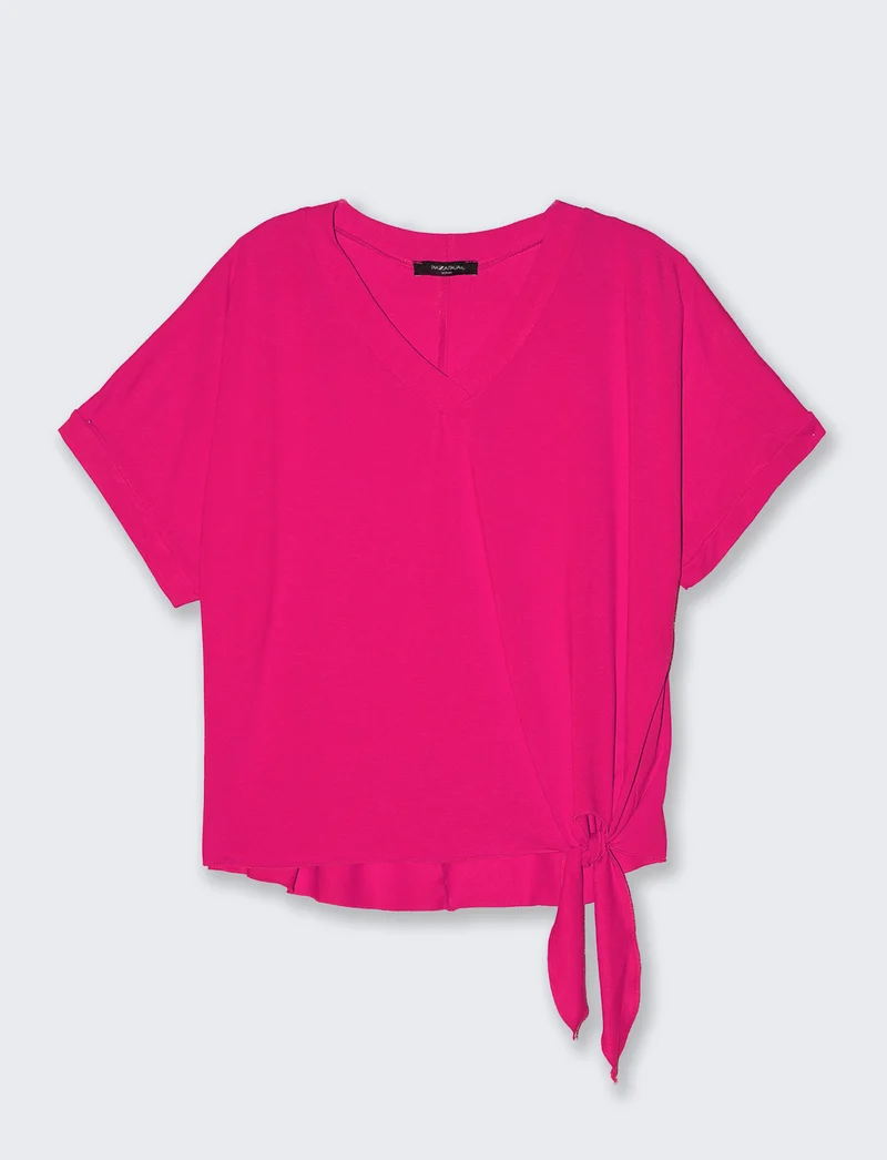 T-SHIRT MANICA CORTA - Fuxia